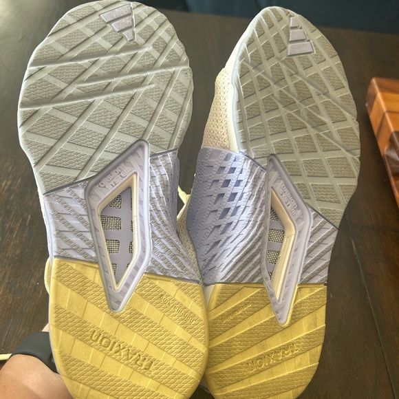 Adidas Cream and Purple Drop-Set Training - Picture 10 of 12